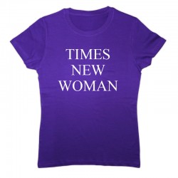 Camiseta Times New Woman lila
