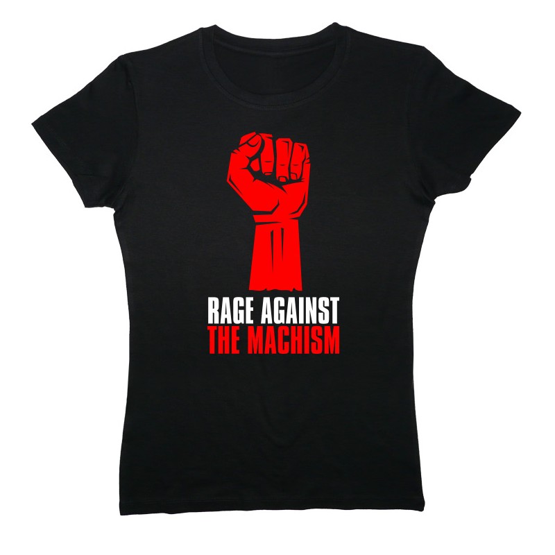 Camiseta Rage Against the Machism negra