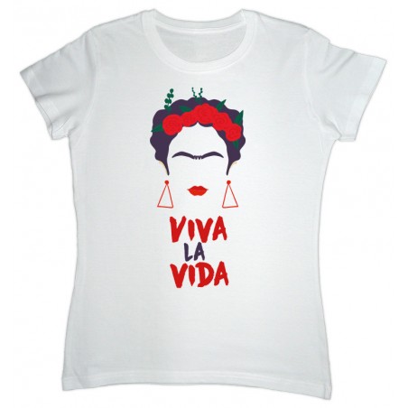 for example Advance Ambitious Comprar Camiseta Frida Kahlo Viva la vida - Reivindika
