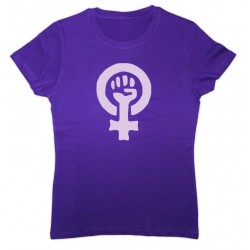 Samarreta lila símbol feminista